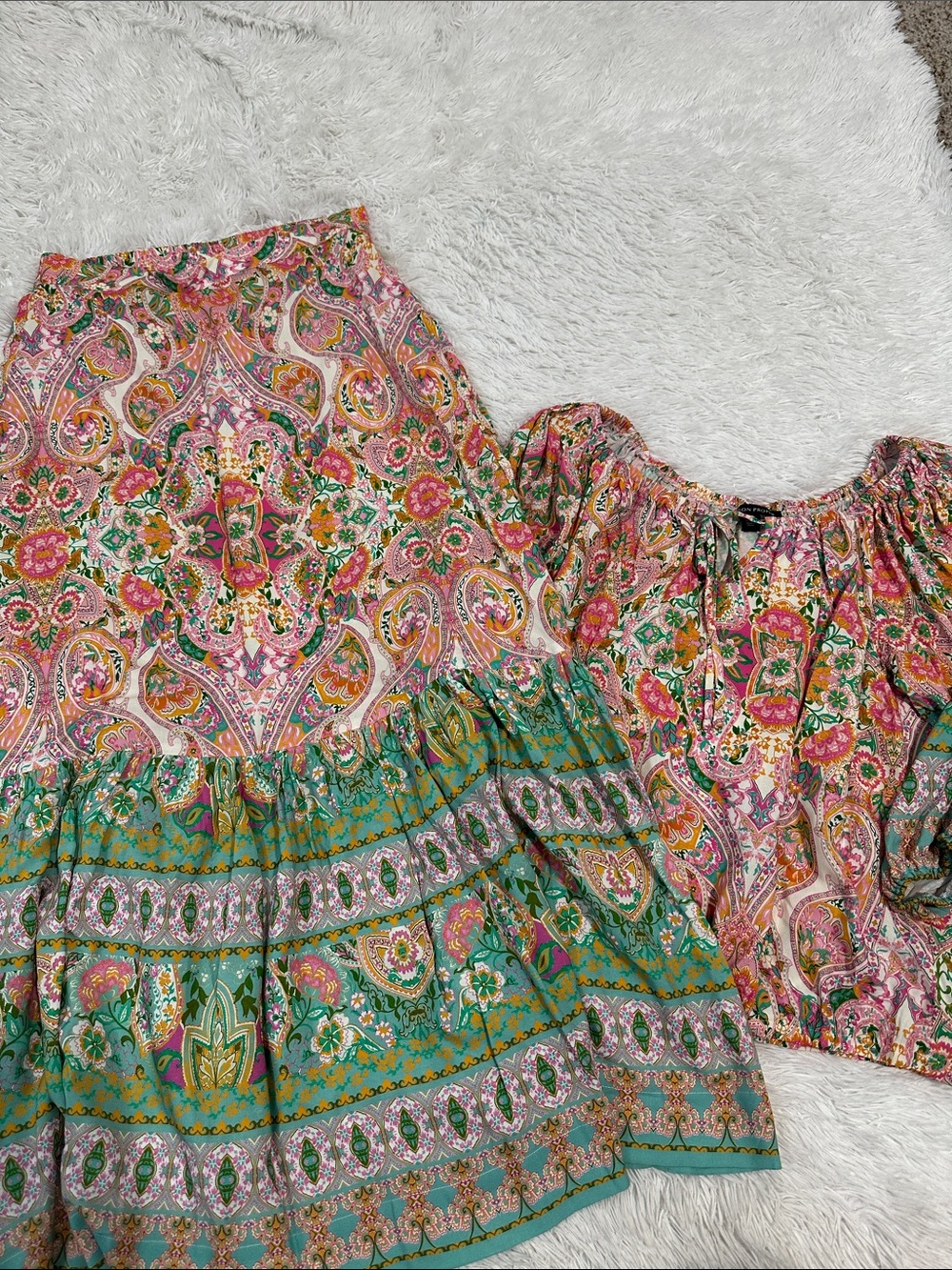 🌴 Boston Proper Skirt Set